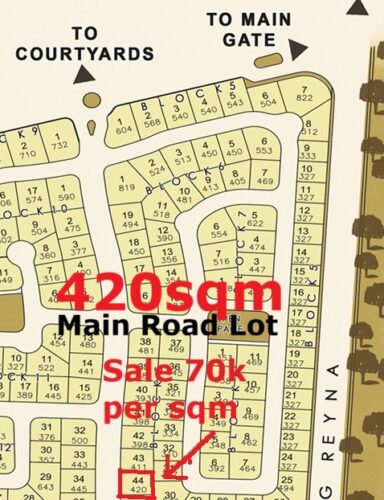 Portofino South Lot For Sale 420 sqm - Super Promo